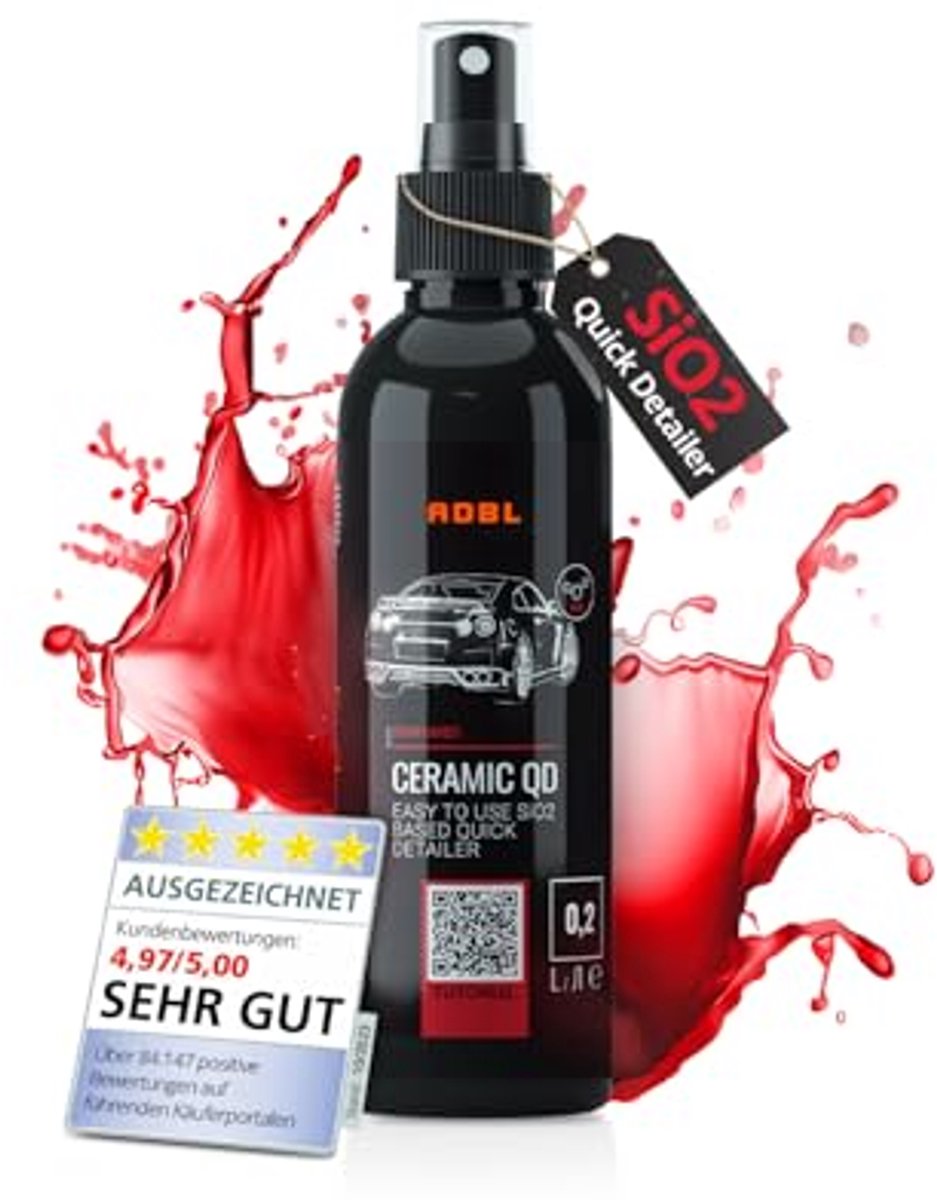 Keramische Quick Detailer - 200 ml Auto-Detailer voor Lakverzegeling en Glans