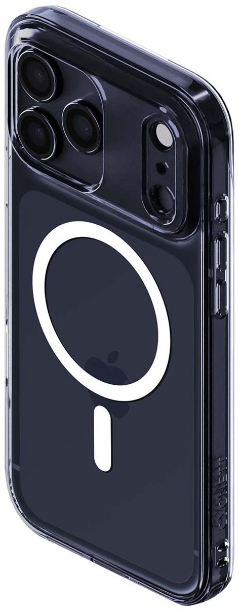 Cygnett, Hoesje geschikt voor iPhone 17 Pro - AeroMag TPU MagSafe & Anti-Shock, Transparant