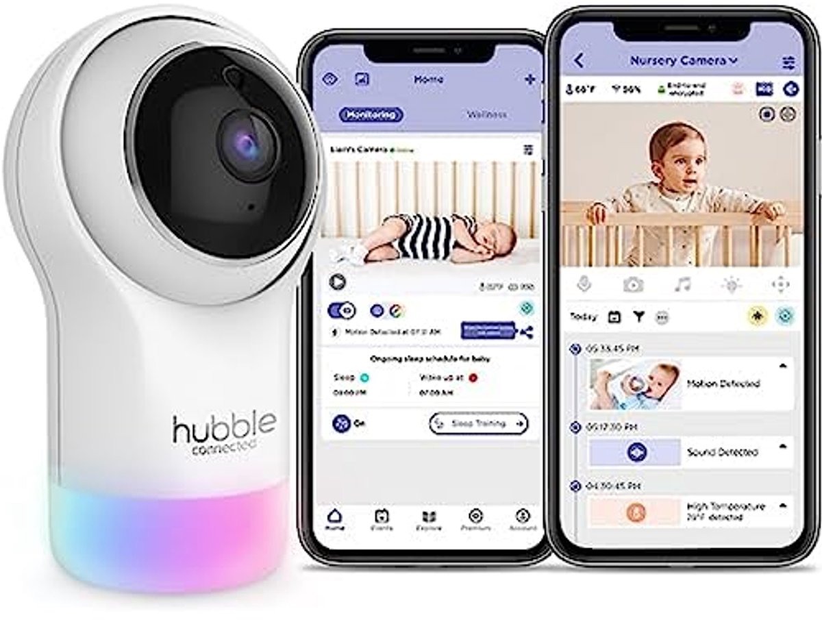 Wifi-camera met HD1080p en digitale zoom voor baby- en huisdierbewaking