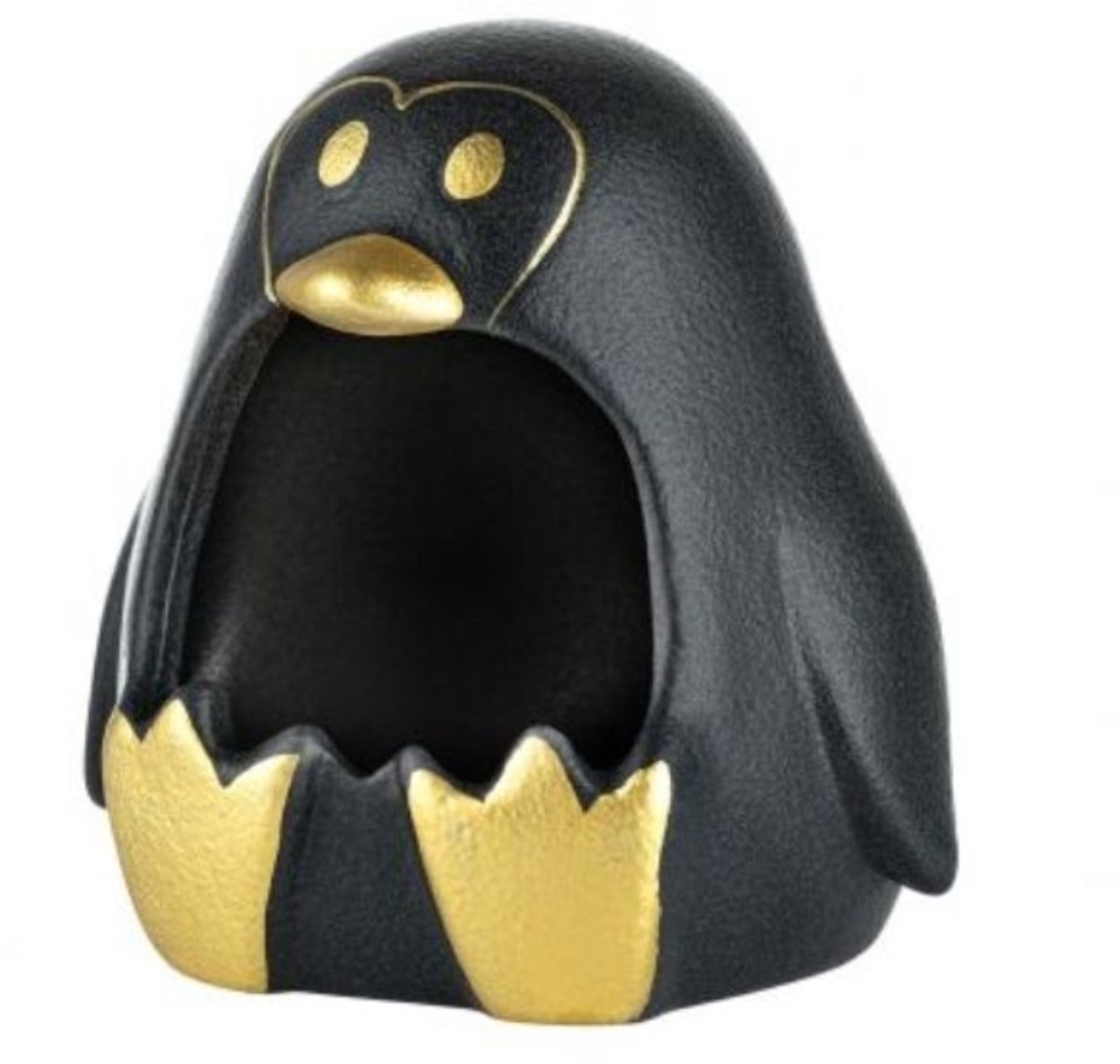 Asbak - Pinguïn - Zwart