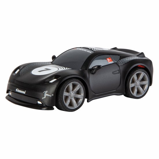 Carrera RC voertuig - Mini RC Auto - Voetbal - Bundesliga - Zwart - 2,4GHz RC Model Kant en Klaar - 1:43