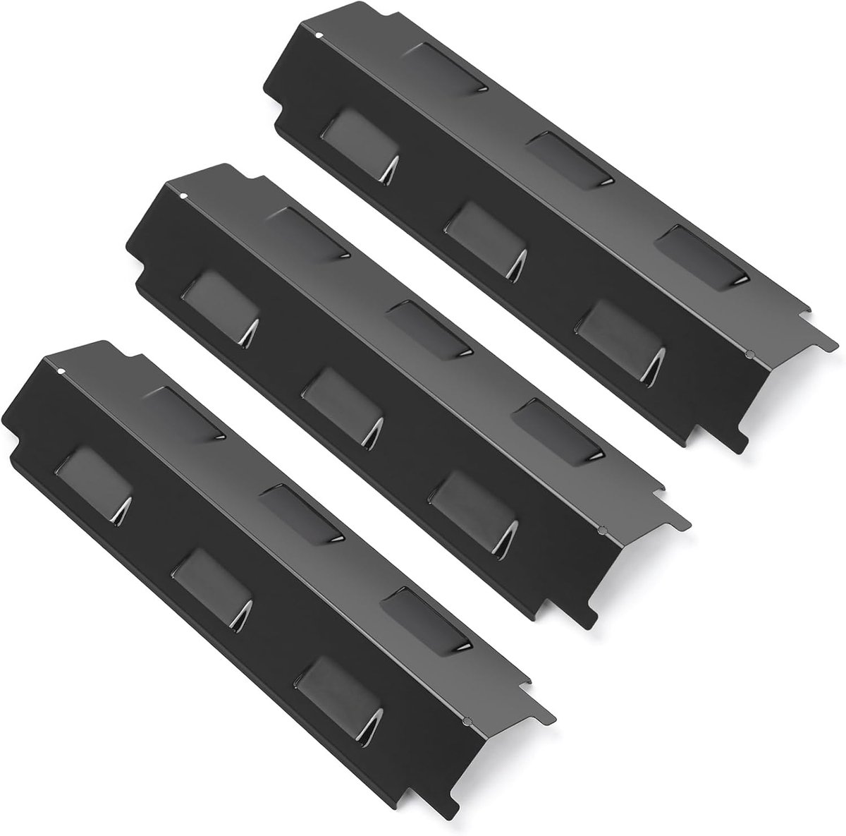 37 cm universele vervangende warmteplaat voor Barbecook Siesta/Vanilla/Brahma- Charbroil- ProfiCook- Tarrington House- porseleinen warmteverdeler voor gasgrill- verpakking van 3