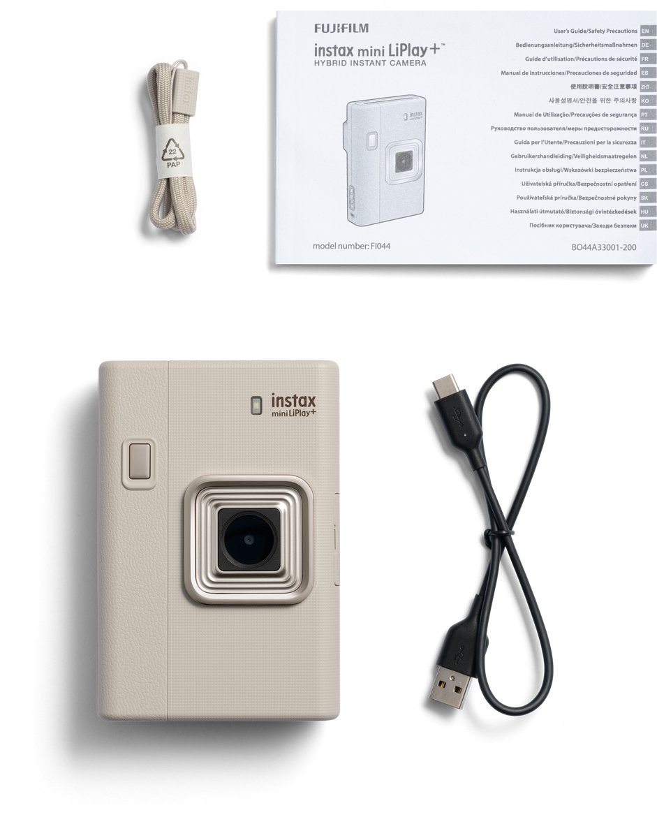Fujifilm instax mini Liplay+ instant camera met geluid thumbnail 3