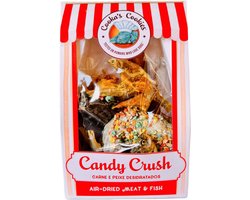 2-pak 100% natuurlijke hondensnacks ''Candy Crush'' van lucht gedroogd vlees & vis