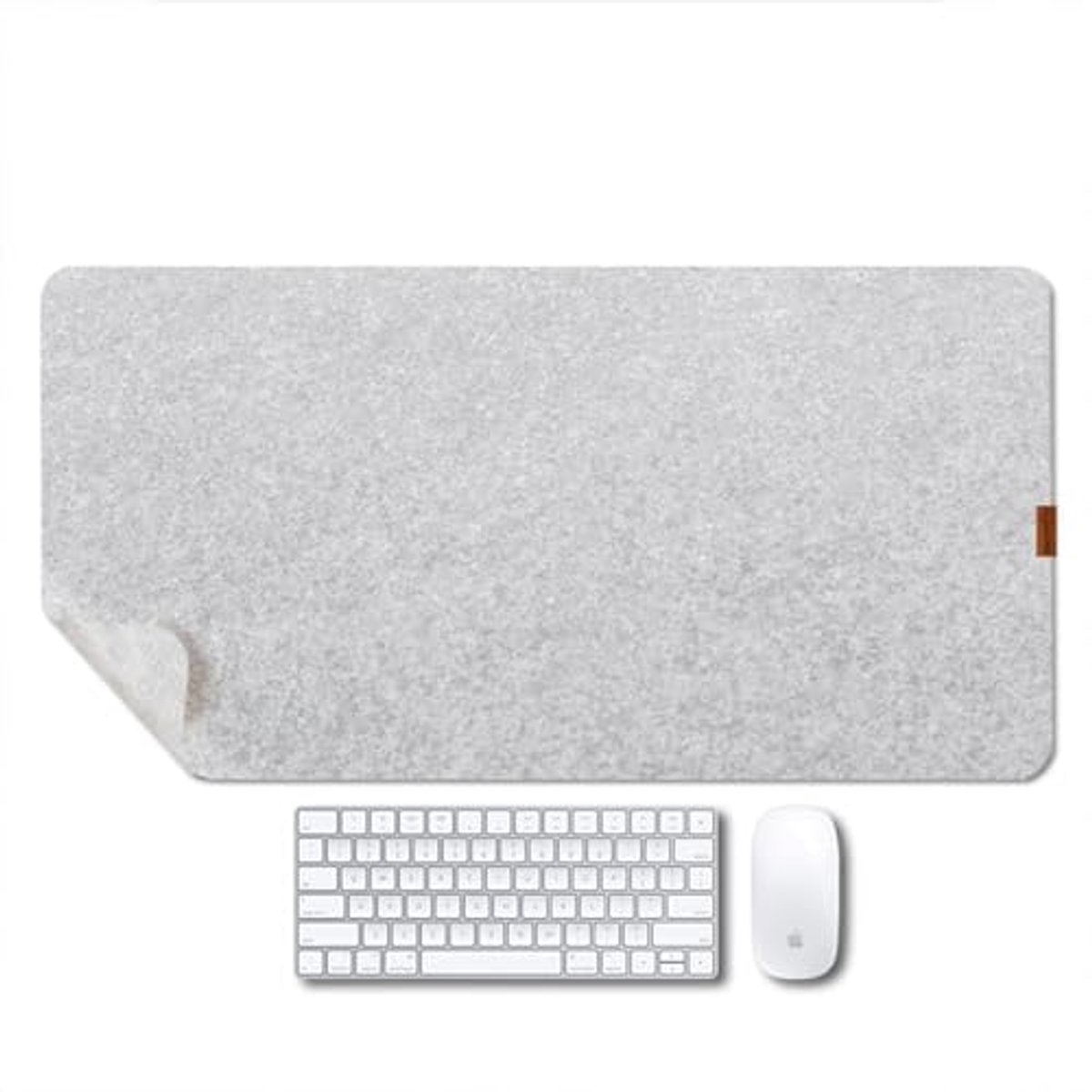 Vilten bureauonderlegger en antislip muismat voor kantoor en thuis - 89,9 x 40 cm