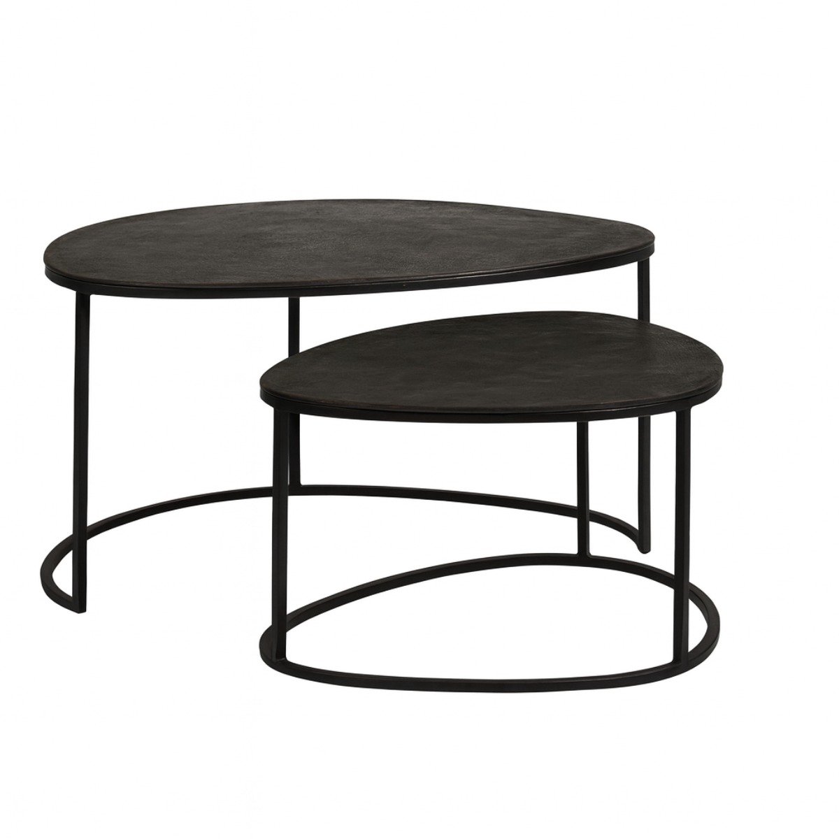 Starfurn Salontafel Lana - Brons - 65x90x50 cm Zwart
