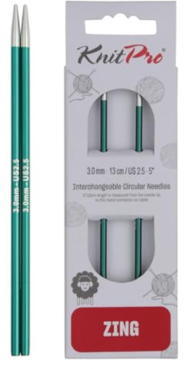 Interchangeable Circular Needles 5" (13cm) | 3mm