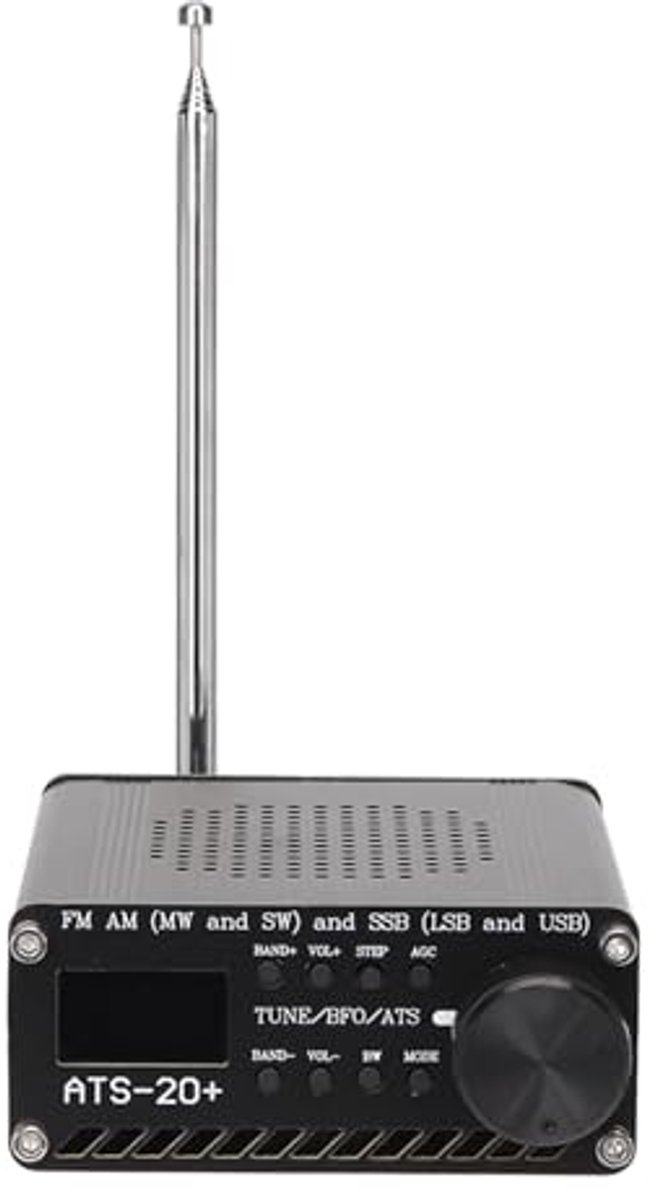 Draagbare Wereldband Radio Ontvanger met Antenne - FM AM MW SW SSB LSB USB