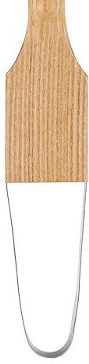 Onkruidhengel van roestvrij staal met essenhouten steel – 32 cm