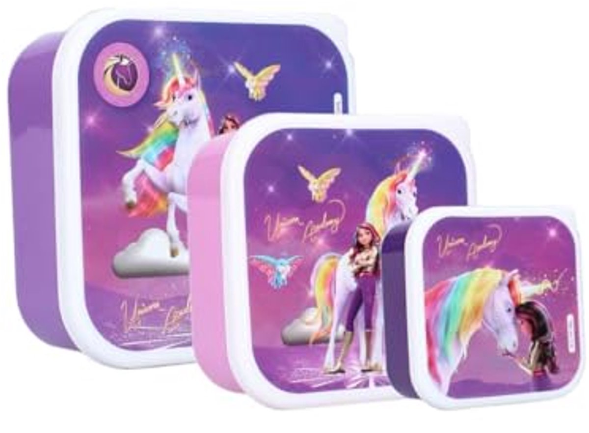 Set van 3 lunchboxen voor kinderen - Ideaal voor school, vakanties en tussendoortjes