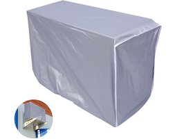 OIMG Airco Hoes - Airco Beschermhoes - airco hoes buitenunit - Airco Omkasting - Airco Afdekhoes - Airco Cover - Airconditioninghoezen - Beschermend Voor Hoofdunit Airconditioning - Waterdicht - Aircooler - 86 * 35 * 60 cm - Grijs - 1stuk