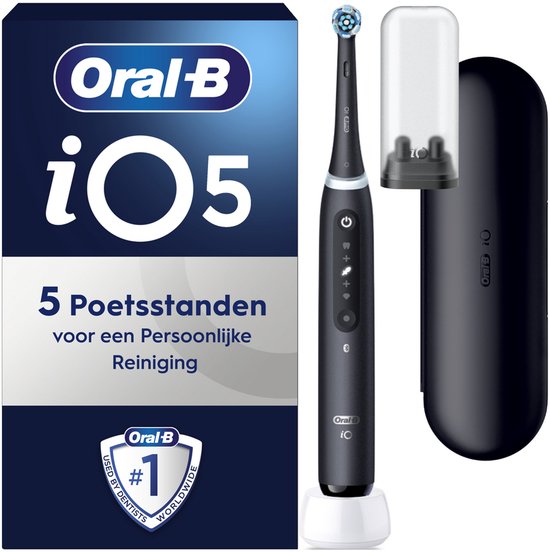 Oral-B iO 5N Elektrische Tandenborstel - Zwart