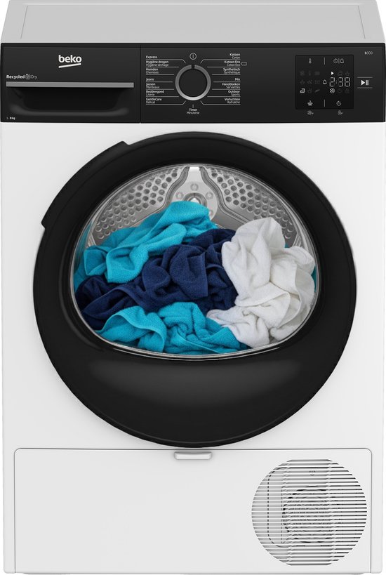 Beko BM3T3823BNL Wasdroger - warmtepompdroger - 8 kg - Energielabel