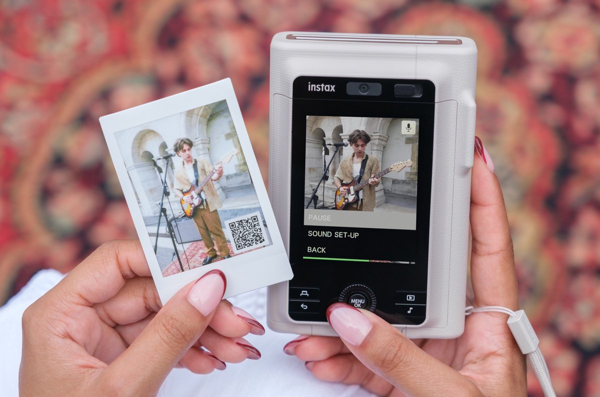 Fujifilm instax mini Liplay+ instant camera met geluid thumbnail 6