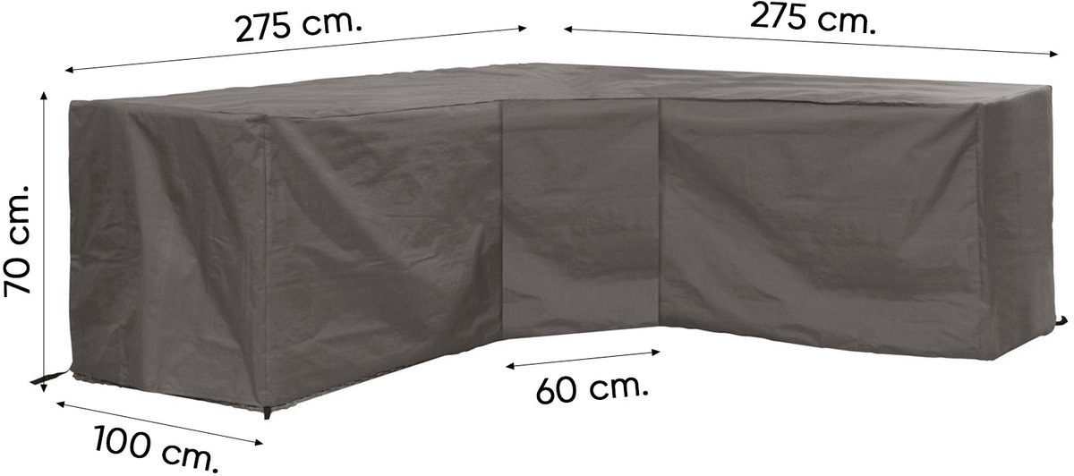 Winza Outdoor Covers - Premium - beschermhoes loungeset (trapezium) - Afmeting : 275/100x275/100x70 cm
