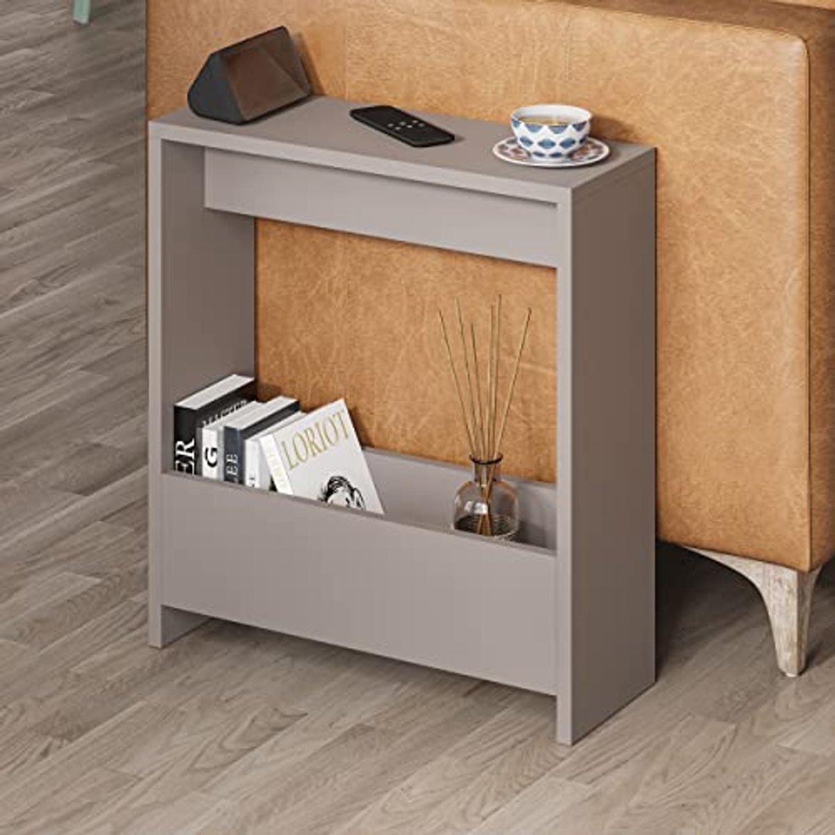 Modulair Bijzettafel met Tijdschriftenrek voor Woonkamer en Kantoor – Meerdere Kleuren – 5