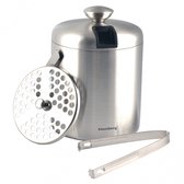 Ijsemmer met tang - Steel - OXO - Kookwinkel de Gruijter