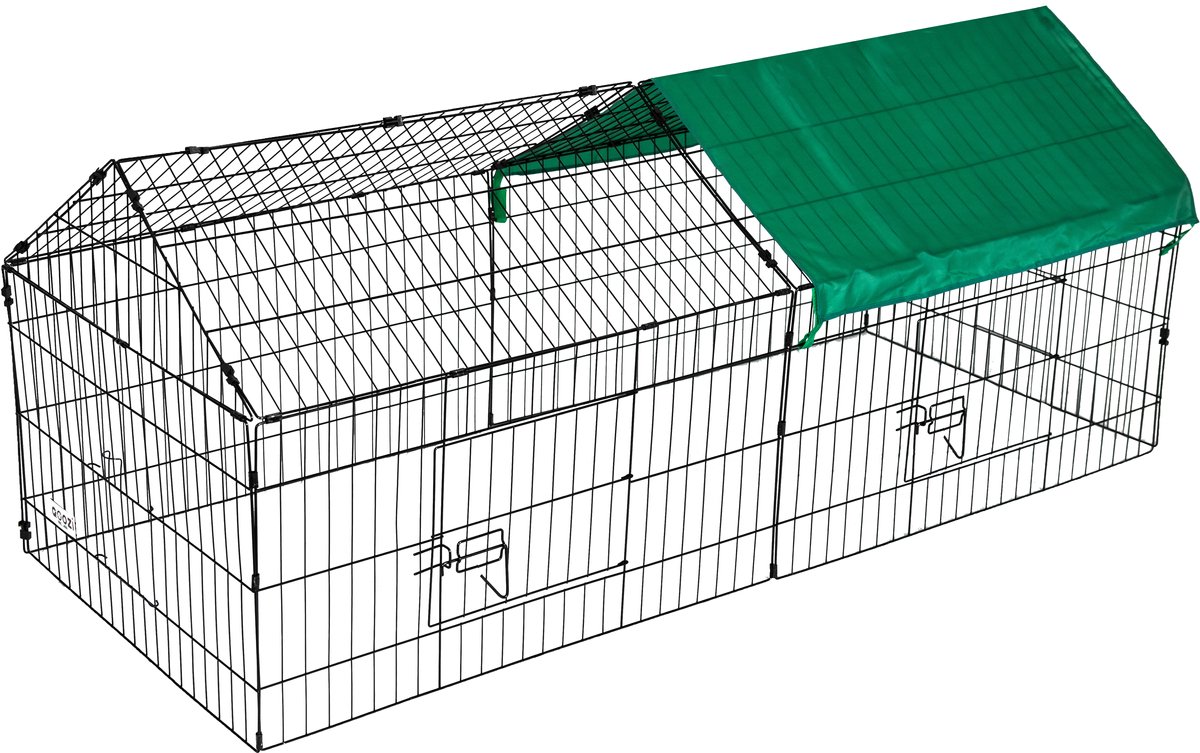 QOOZI PET KONIJNENKOOI MET AFDEKZEIL 185x75x75 CM (QZ1121535) thumbnail 8