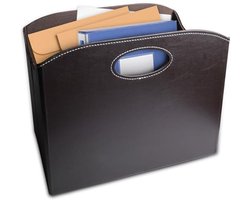 Krukhouder en Tijdschriftenhouder Inklapbaar met Handvat voor Kantoor en Thuis