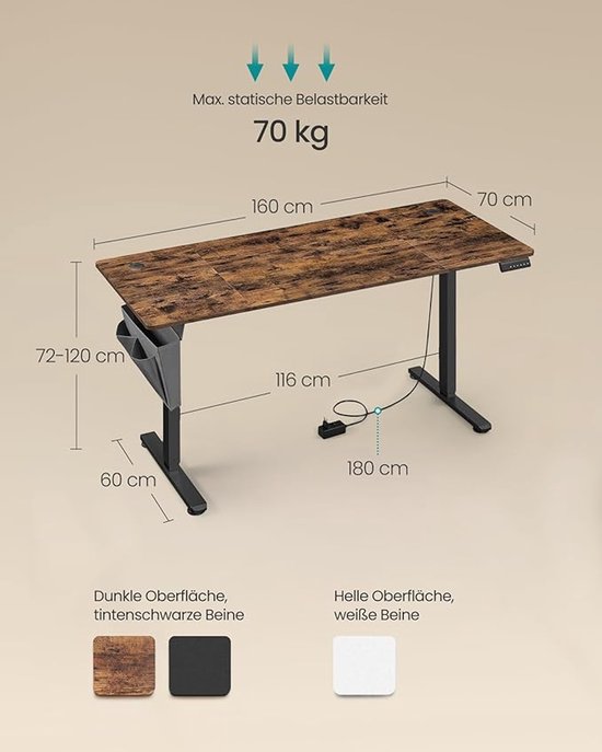 Vinabo Duurzame organizer, zelfklevende kabelclip voor tv, pc, bureau, thuis, kantoor, zwart, 10 stuks