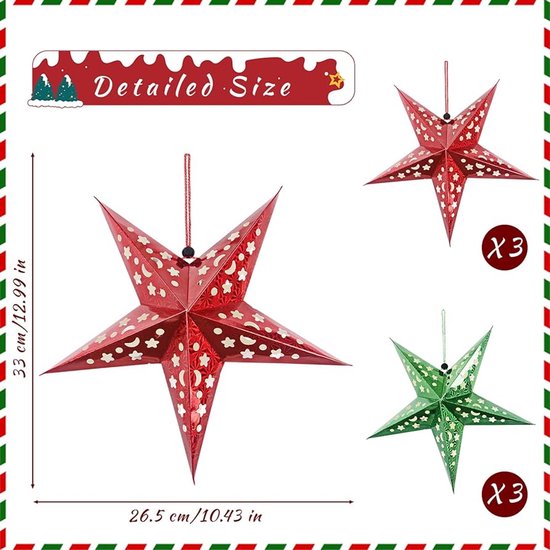 Roestige krans met sterren 30 cm - Lifestyle By Leonie