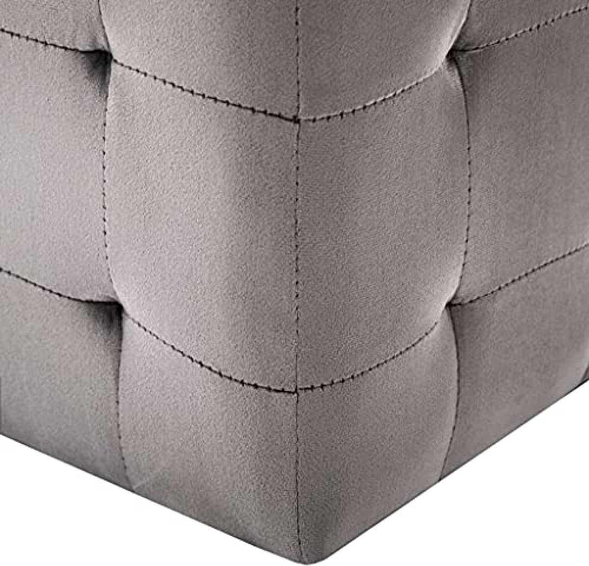 Set van 2 Fluwelen Poefs - Comfortabele Hocker voor Elke Interieurstijl