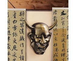 Demon Masker Muursculptuur - Noh Hannya Design