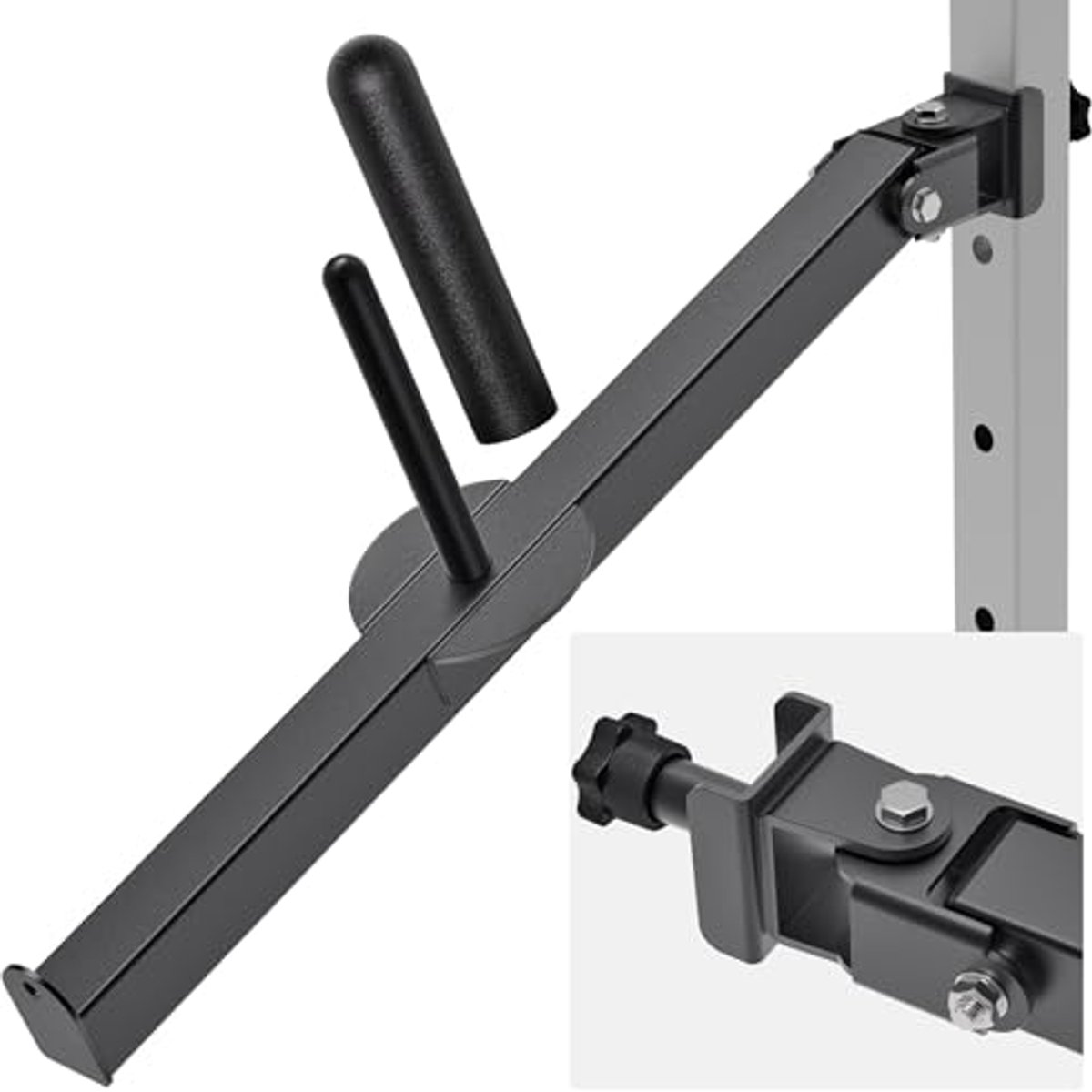 Riem squat hendel arm bevestiging voor power rack - veelzijdige bevestiging voor halterschijven