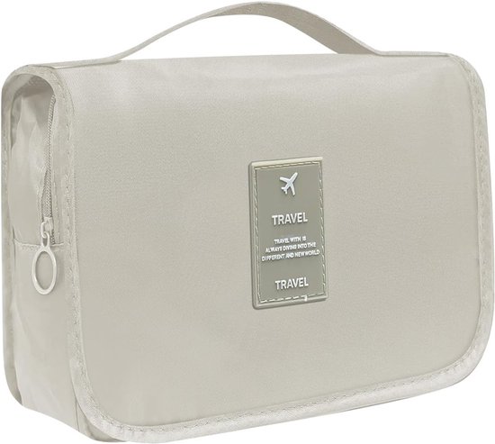 STILORD 'Rowan' Vintage Lederen Toilettas met Haak Heren Waszak Dames Leren Make Up Tas Groot Travel Toiletry Bag Cosmetics Ophangbaar voor Reizen, Kleur:maraska - bruin
