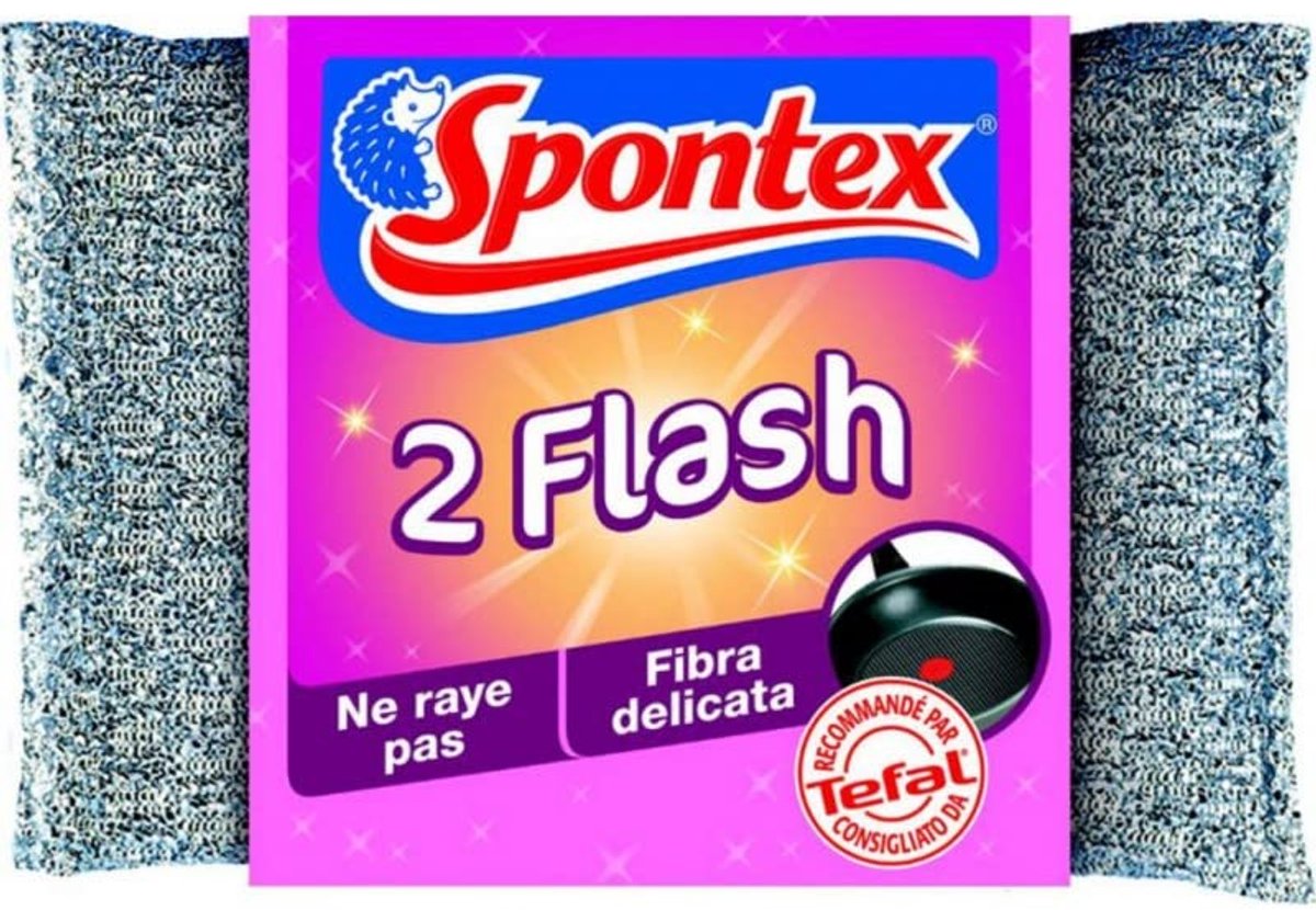 Effectieve Spons Set zonder Vezels - 2 of 6 Stuks