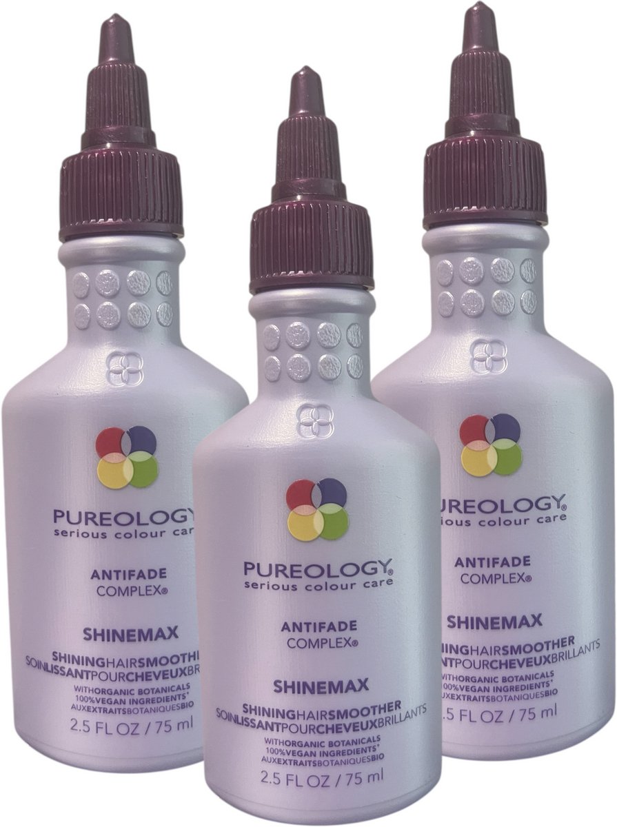 3 Stuks Pureology Shinemax á 75 ml