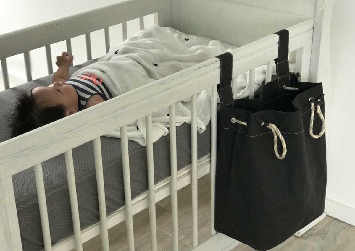 Colibries Redwood Boxtas - Denim - Milieuvriendelijk - Baby speelgoed opbergen - Waterafstotend