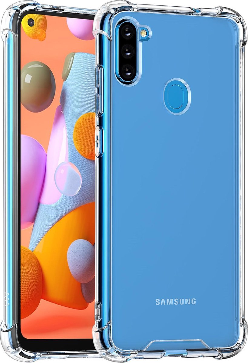Samsung Galaxy A11 Transparant Backcover hoesje - silicone (A115F)- 8719273313732