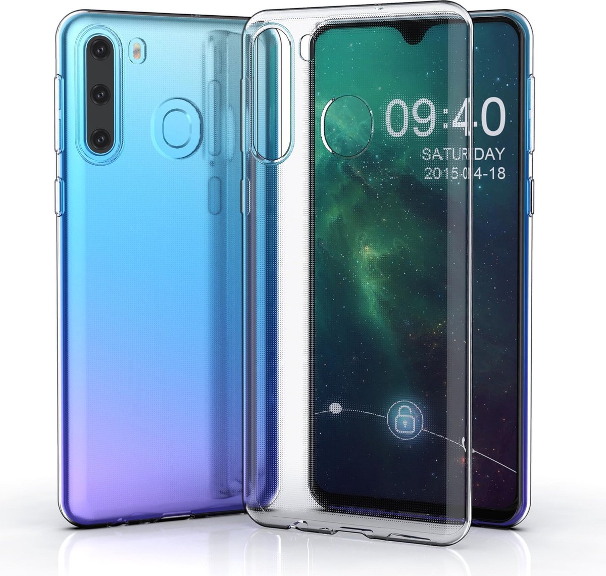 Samsung Galaxy A21 Transparant Backcover hoesje - silicone (A205F)