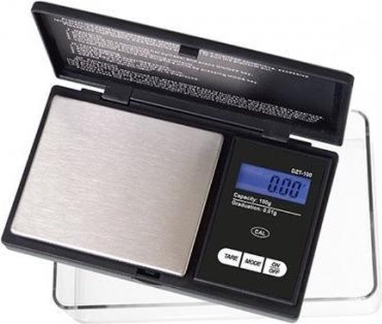 On balance DZT-100 mini precisie 0.01 gram x 100 | bol.com
