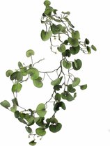 Kunst hangplant - Dichondra - 72 bladeren - 116 cm