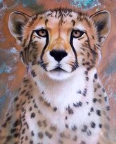 TOPMO - Schattige Puppy - 40X50CM- Diamond painting pakket - HQ Diamond Painting - VOLLEDIG dekkend - Diamant Schilderen - voor Volwassenen – ROND