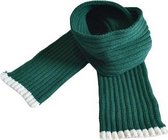 Gebreide kindersjaal unisex (0-3 jaar) - groen - winter sjaal | sjaal kind meisje - jongen