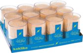 Cocktailprikkers met Plastichouder 400st