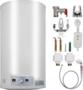 Dexters® Elektrische Boiler - 110 liter - 3000 Watt - Electronic Control -  incl douche kop, kraan, ophang set , aansluitsnoer en inlaatcombinatie - Energiezuinig