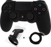 Holy grips - PS4 Oplaadkabel - 0.6 Meter - High Speed - Controller Beschermhoesje Zwart - PlayStation 4 - PS4 Controller Oplader / Kabel - PS4 Pro - Games - PS4 Accessoires - Sony