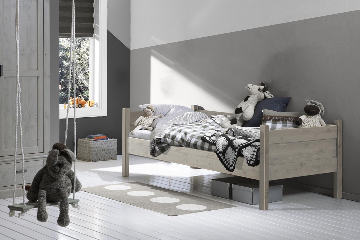 Alta Bedbank open, Stone grey, hoogwaardige kwaliteit