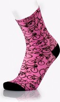 MBwear Socks Fun H15 Bike Pink fietssokken S-M (36-40)