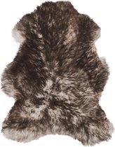 Schapenvacht mouflon - 90-110cm - Wit melange schapenvacht