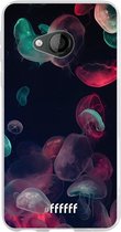 HTC U Play Hoesje Transparant TPU Case - Jellyfish Bloom #ffffff