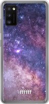 Samsung Galaxy A41 Hoesje Transparant TPU Case - Galaxy Stars #ffffff
