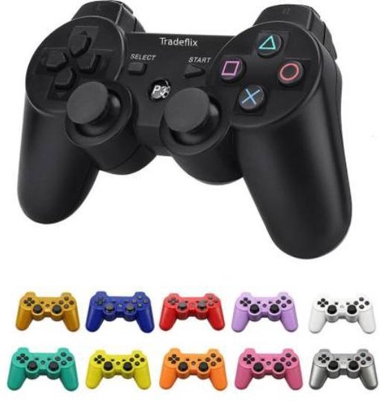 Playstation 3 Bluetooth Controller | PS3 Controller | Wireless Controller voor PS3 | Double Shock 6-assige Bluetooth Gamepad - Tradeflix