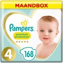 Pampers Premium Protection Luiers - Maat 4 - 168 Stuks