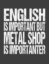 English Is Important But Metal Shop Is Importanter