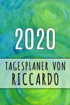 2020 Tagesplaner von Riccardo: Personalisierter Kalender f�r 2020 mit deinem Vornamen